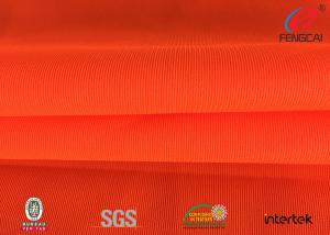 Wholesale Safety Vest Orange Reflective Fabric Fluorescent Material Fabric For Garment from china suppliers