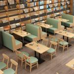 Double Side High Back Commercial Cafeteria Furniture Leather Restaurant Booth