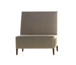 Modern High Back Restaurant Booth Seating 2 Seater Furniture Sofa