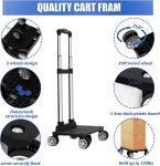 Laundry Utility Big Capacity Grocery Shopping Cart Lightweight Folding