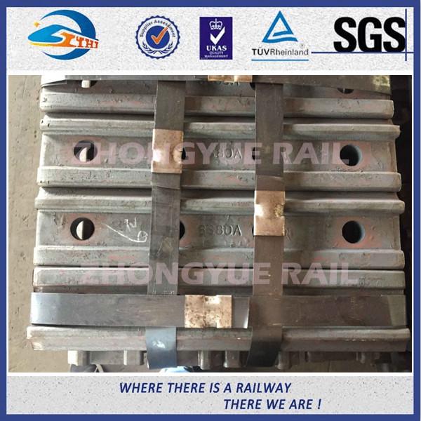4 Hole BS80A Railway Fish Plate Fishplate Railroad Fish Plate with Material 50#