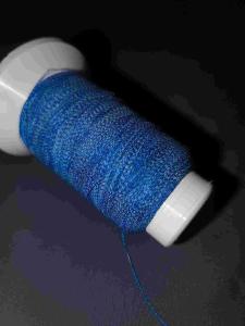 Wholesale Sewing Blue Light Reflective Thread Knitting Yarn Used In T-Shirt Logo Clothing from china suppliers