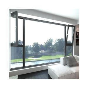 Wholesale French Glass Window Aluminum Black Double Glaze Casement Windows and Swing Open Style from china suppliers