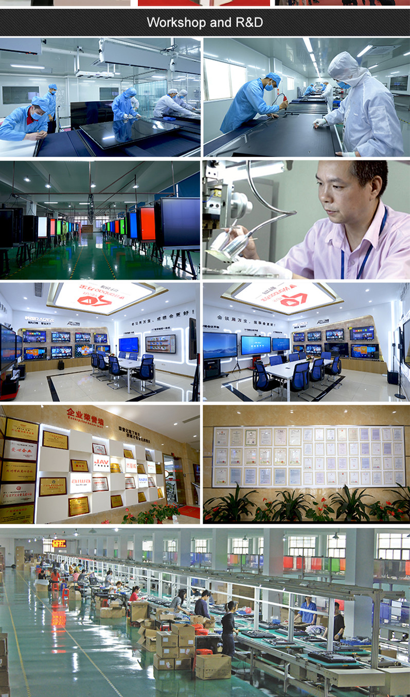 Multi Panel TV Wall Display 55 Inch Touch Screen Large Sizes LCD Video Wall