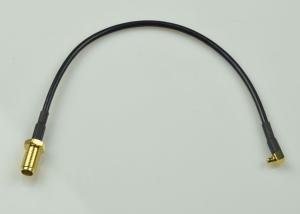 Wholesale Black 50 ohm RF Cable Assembly With SMA Female To MMCX Male Connector from china suppliers