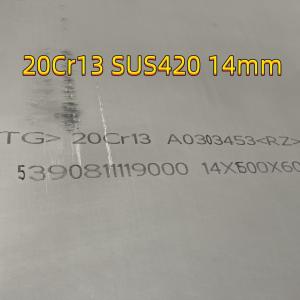 Wholesale AISI 420 Sheet TISCO 20Cr13 SUS420J1 430J2 DIN 1.4021 Stainless Steel Plate 10-50mm from china suppliers