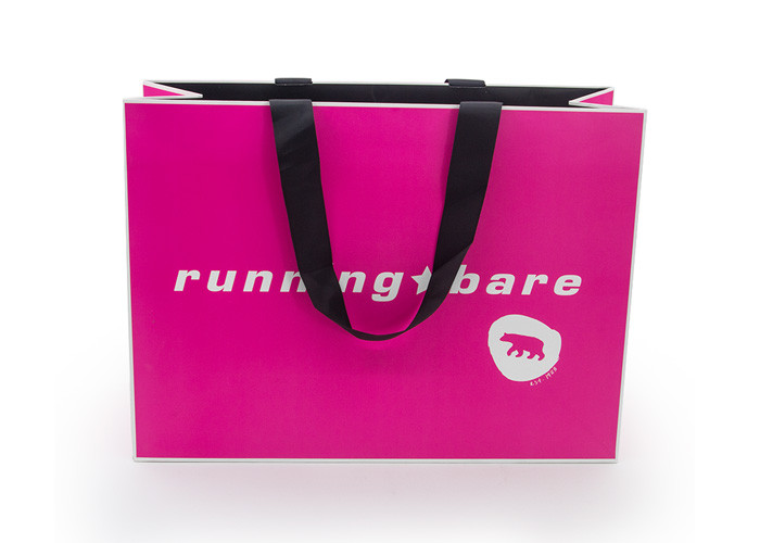 Fancy Personalized Custom Printed Paper Shopping Bags Recyclable Feature