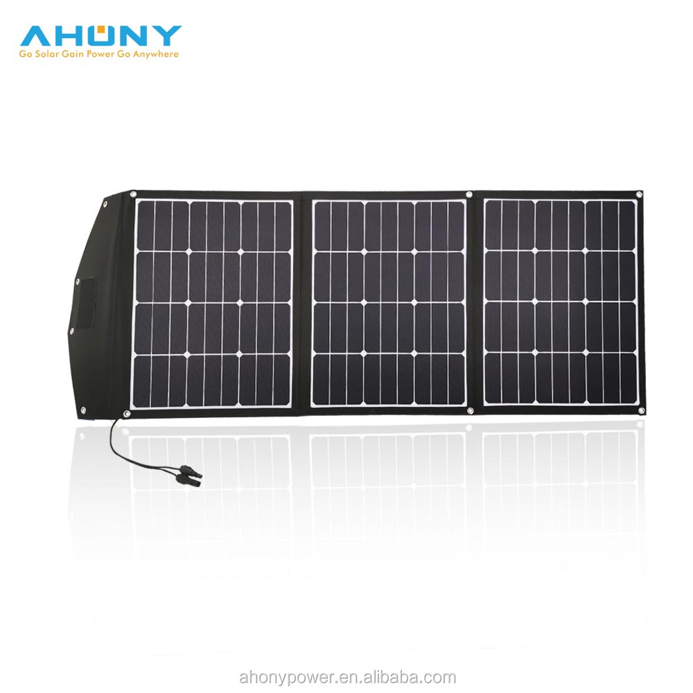 Foldable Portable Solar Panel 120W Sunpower Solar Charging Panel For Outdoor Camping