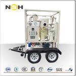 Dielectric Strength Improve Mobile Oil Purifier , Small Size Oil Purification