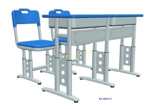 Wholesale Standard Ergonomics Study Double Seat School Desk And Chair Set Enviornmental Friendly from china suppliers