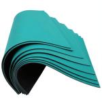 Green Blue Black Grey ESD Rubber Mat Anti Static For Workplace Table / Floor
