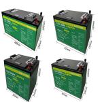 12V 24V LiFePO4 Battery Pack 100A 200A With Plastic Shell