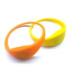 Durable MF1 IC S50 13.56 Mhz RFID Wristband / Colorful Classic 1k Wristband