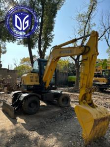 Wholesale Origin Korea 60W-7 Used Hyundai Wheel Excavator 60W-7 Wheel Excavator Secondhand Hyundai Excavator 60W-7 from china suppliers