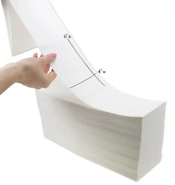 Adhesive Fanfold Labels Fanfold Stickers 4*6inch Adhesive Fanfold Shipping