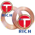 Air Condition Alloy Steel Pipe , C11000 Copper Capillary Tube For Refrigerator