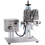 Pneumatic Automatic Screw Capping Machine For Glass Plastic Bottle