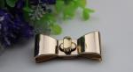 Hanging plating zinc alloy fashion gold metal bow-knot pattern small purse turn