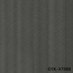 Dark Grey Doors And Windows High End Wood Veneer 2050-3100mm Fleeced Back