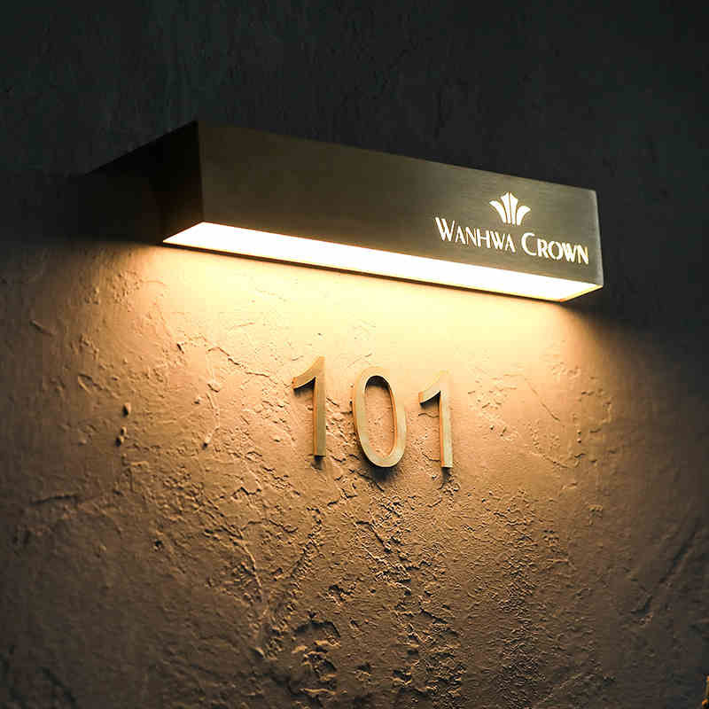 Double-sided Luminous Billboards Custom Wrought Iron Light Box Hollow Storefront Outdoor Signs and Signage