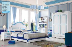 Wholesale painted youngsters bed room set furniture,#909 from china suppliers