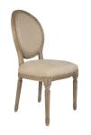 Event wooden frame round back chair linen fabric rental chair with wooden carved