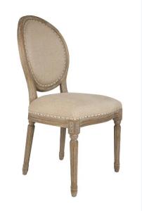 Wholesale Event wooden frame round back chair linen fabric rental chair with wooden carved nice design dining chair from china suppliers