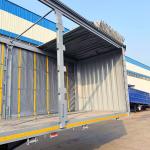 Curtain Side Trailer Curtainsider Dry Van Box Trailer Sliding Curtain Tarpaulin