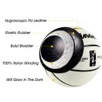 Nightlight Basketball Size 7 Hygroscopic Luminous Basketball Ball Night Game