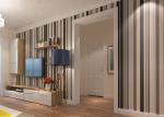 Commercial Contemporary Wall Coverings with Wide and Narrow Stripes , PVC