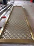 Mirror Black Stainless Steel Perforated Panels For Hotels/Villa/Lobby/Shopping