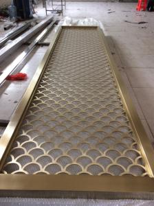 Wholesale Gold Stainless Steel Carved/ Engraved Mashrabiyia Panels For Sunshades/Louver/Window Screen from china suppliers