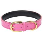Fashionable Handmade Dog Leather Leashes 5 Adjustment Holes For Adjustment
