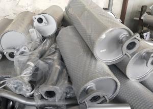 Wholesale Aluminised Steel Round Universal Exhaust Muffler 2 Inch Inlet from china suppliers
