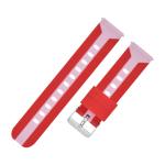 Double Color Customize Silicone Rubber Watch Strap Bands 20mm Fashion