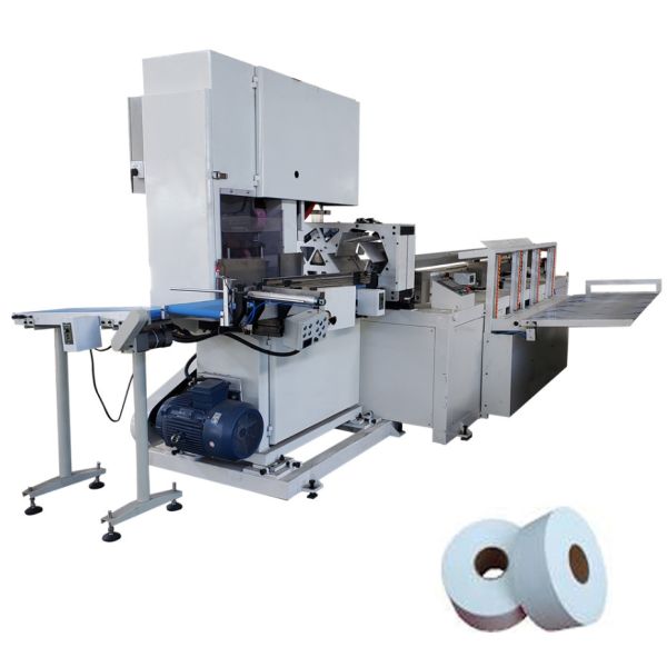 15KW PLC Control Jumbo Roll Log Saw Cutting Machine For Toilet Paper