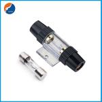 AGU-05 Waterproof AGU 50A 60A 80A AMP 10x38mm Glass Tube Car Audio Fuse Holder