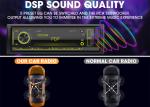 Real Time Clock Android Auto Single Din MP3 Car Radio BT 5.0 Physical Touch