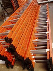 Wholesale 4M Steel Metal Scaffolding Parts Single Section Ladders For Industrial Light Weight from china suppliers