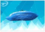PVC Sole Disposable Anti Skid Shoe Covers PP+CPE Coated Non Woven