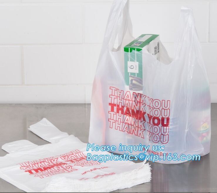 Jumbo T shirt bags, Jumbo Handy Handle Carrier, Carry out bags, Die cut handle, Soft loop handle, produce bag T-shirt ba