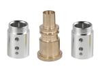 Bead Blasted CNC Turning Parts Heat treatment Titanium CNC Machining Parts