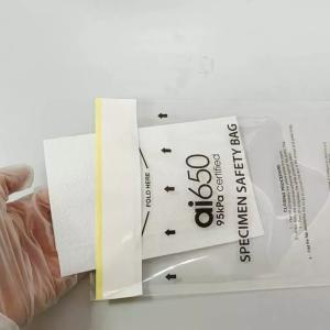 Wholesale AIC Hazardous Waste 95kPa Specimen Bag Transparent Heat Sealing resistance from china suppliers