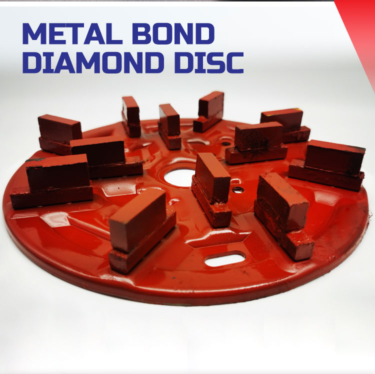 Customized Support Metal Bond Diamond Grinding Disc for Round Shape Granite Polishing