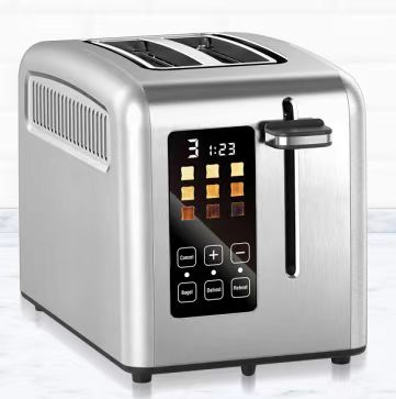 Led Display 900W Stainless Steel Oven Toaster 6 Browning Settings