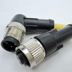 Waterproof EMC Shield Power Circular Electrical Connectors 6 Pin M23