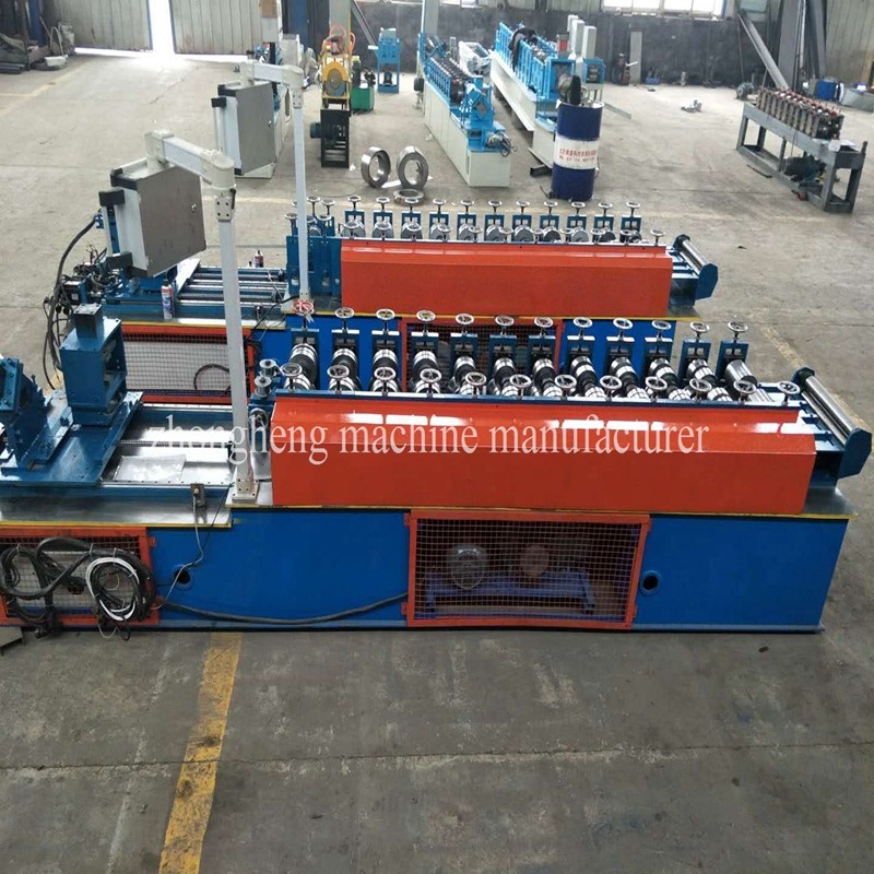 Galvanized Steel Metal Stud And Track Roll Forming Machine For C Z U L Channel Purlin