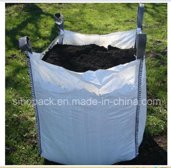Open top soil, cement / minerals 1 Ton Jumbo Bag for easy filling and dischargin