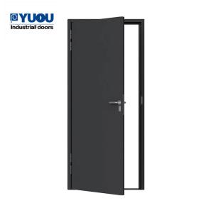 Wholesale NFPA 252 Residential Fire Rated Steel Door 50mm Leaf RAL Color With Smart Lock from china suppliers