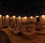KTV Bar LED Beads Fiber Optic Star Ceiling Panels 12VDC Project Installation